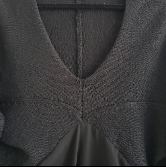 RUDSAK mixed media sweater black medium large - Picture 2 of 11